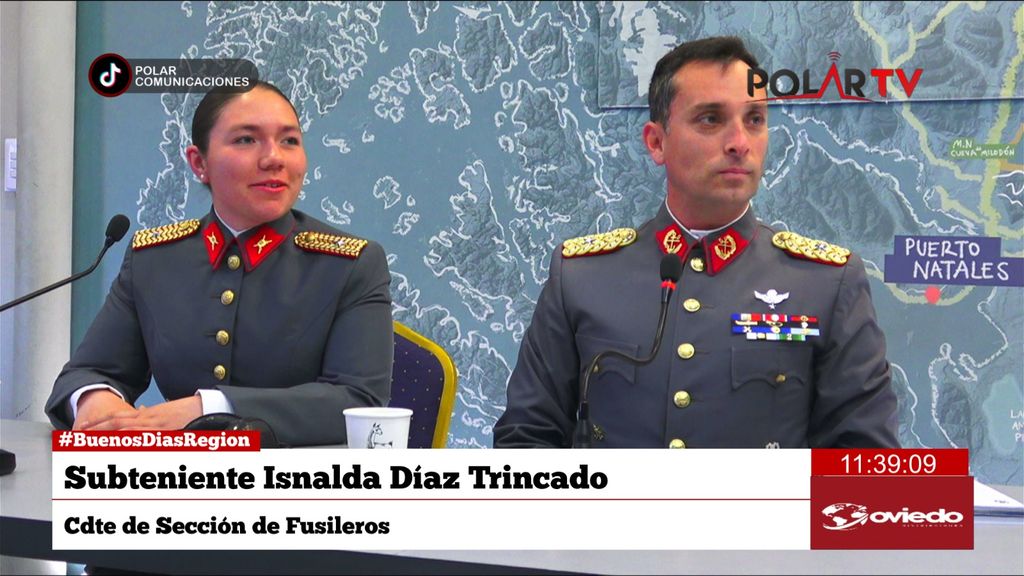 Mayor Álvaro Romero Revest del regimiento número 10 Pudeto