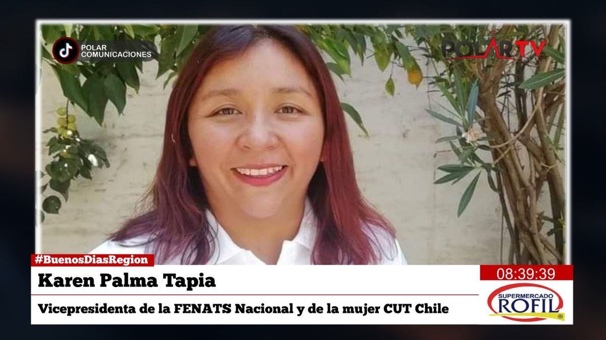 VICEPRESIDENTA DE FENATS Y DIRIGENTE CUT, KAREN PALMA TAPIA DESTACA AVANCES EN DERECHOS LABORALES DE MUJERES Y PLANTEA DESAFÍOS PARA LA PRÓXIMA ADMINISTRACIÓN