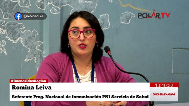 Romina Leiva, Referente del Programa Nacional de Inmunización