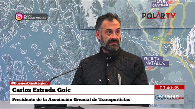 Carlos Estrada Goic, Presidente de la Asociación Gremial de Transportistas