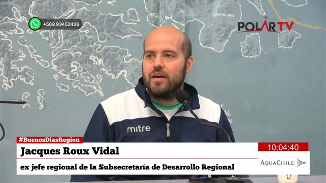 Jacques Roux en conversación con Buenos Días Región