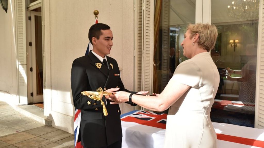 Entrega espada Lord Thomas Cochrane