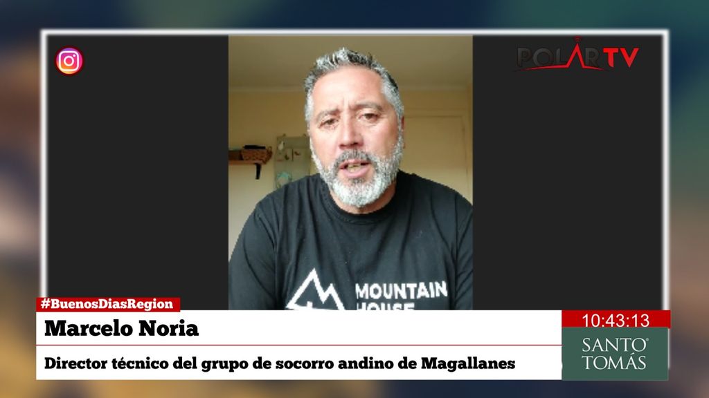 Marcelo Noria, director técnico del grupo de socorro andino de Magallanes Marcelo Noria, director técnico del grupo de socorro andino de Magallanes