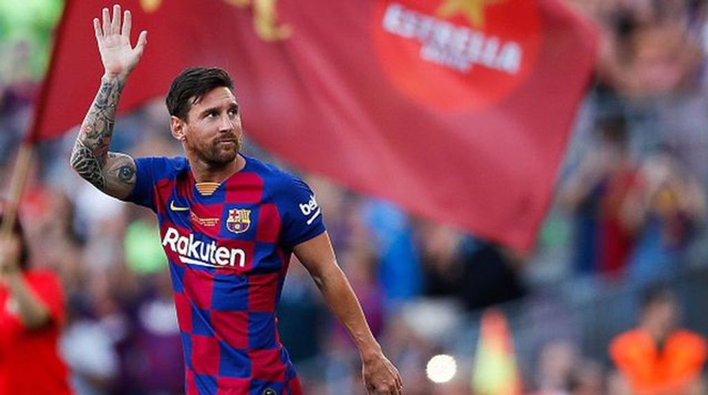 foto lionel messi barcelona