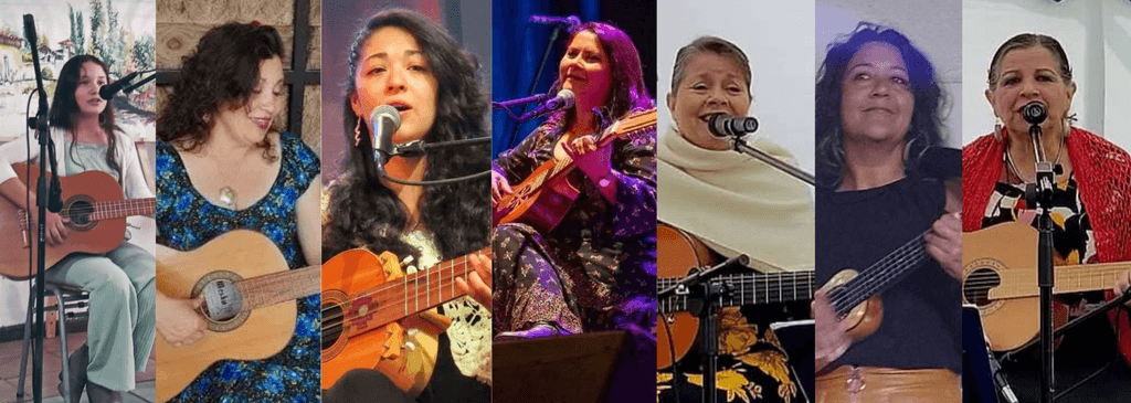 Collage cantoras Collage cantoras